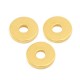 DQ metal disc bead 6x1mm Gold